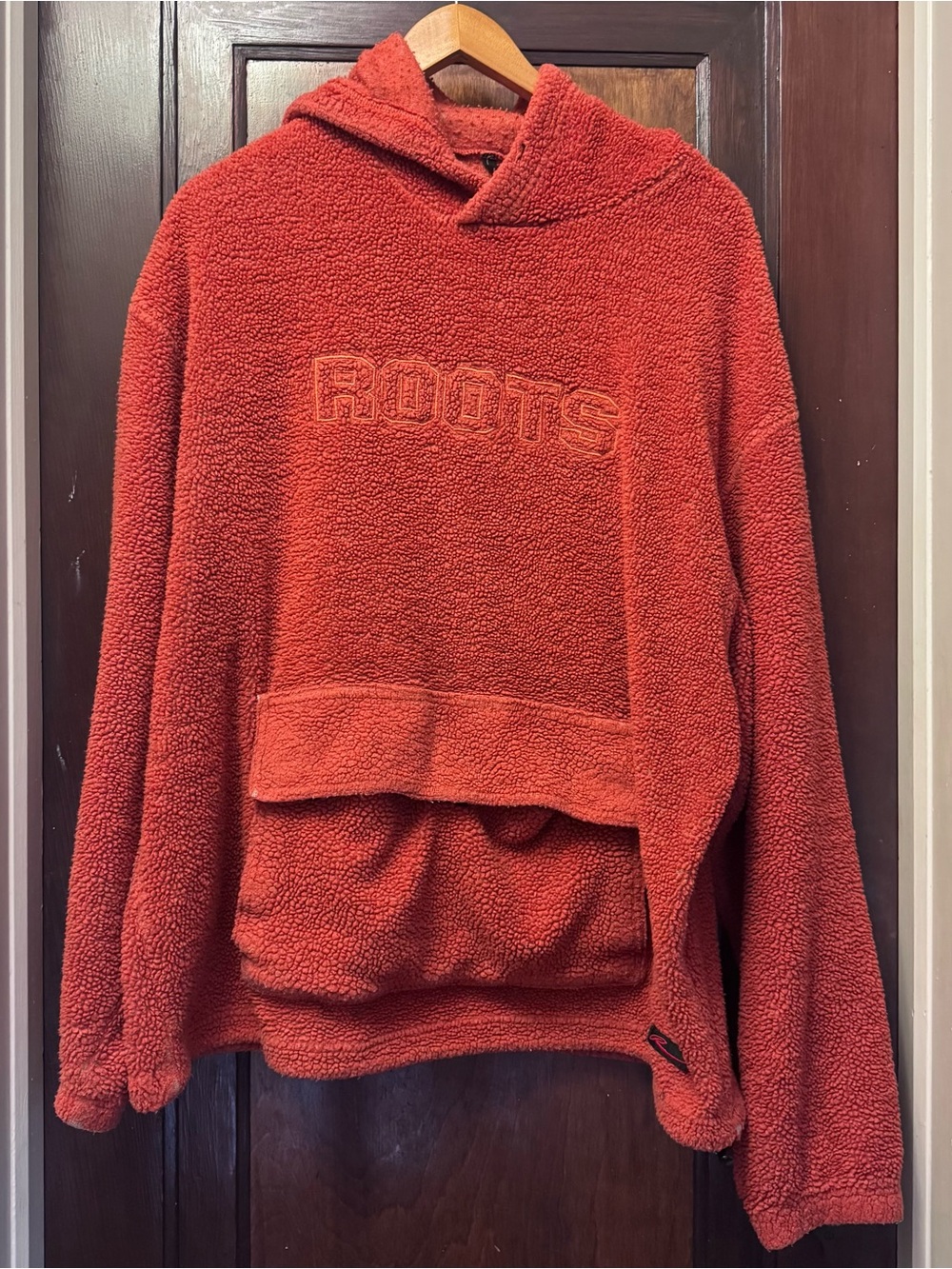 Vintage XLG Orange Roots Nubby Sweatshirt